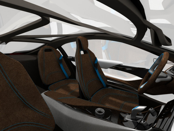bmw i8 concept 3d model - BMW i8 Concept by vl_dm
